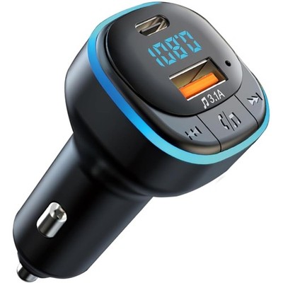 Hochwertiger FM Transmitter mit 5.0 Verbindung & stabilem Bluetooth für Ihr Auto