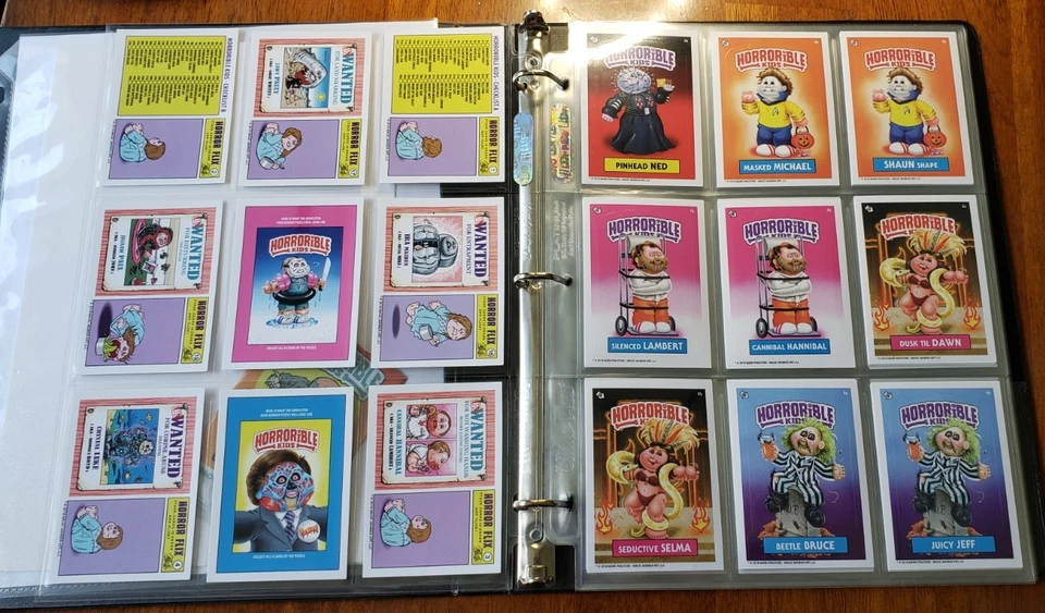 HORRORIBLE KIDS 2018 Serie 1-3 Set Mark Pingitore Primera Impresión * Cubo de Basura Niños Foto 3 de 4