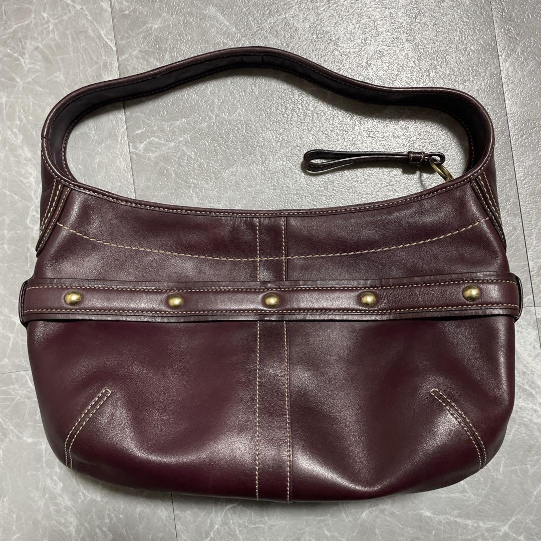 COACH 11261 Ergo Soho Hampton Brown Leather Shoulder Handbag Y2K