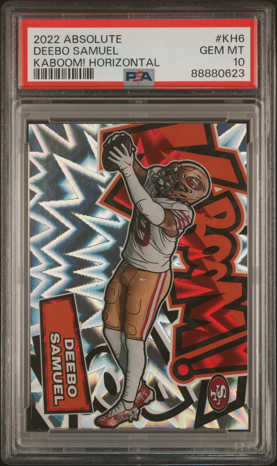 2022 PANINI ABSOLUTE KABOOM! HOR #KH6 DEEBO SAMUEL PSA 10
