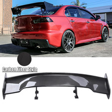 For Mitsubishi Lancer Sedan 07-17 Cabon 46 Gt Rear Trunk Spoiler Racing Wing