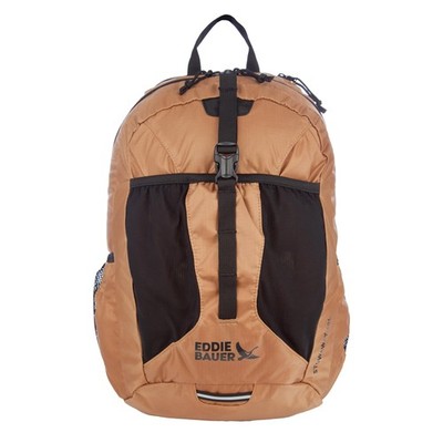 Packable Backpack 30L Lightweight Foldable Ripstop Tobacco Eddie Bauer Stowaway