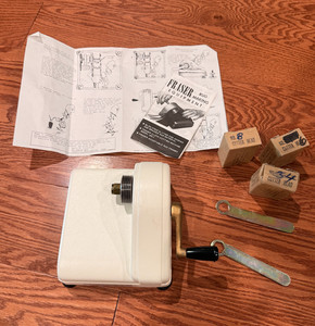 Harry M. Fraser Bliss Model A Cloth Slitting Machine #3,4,6,8,  Heads Tools 2000