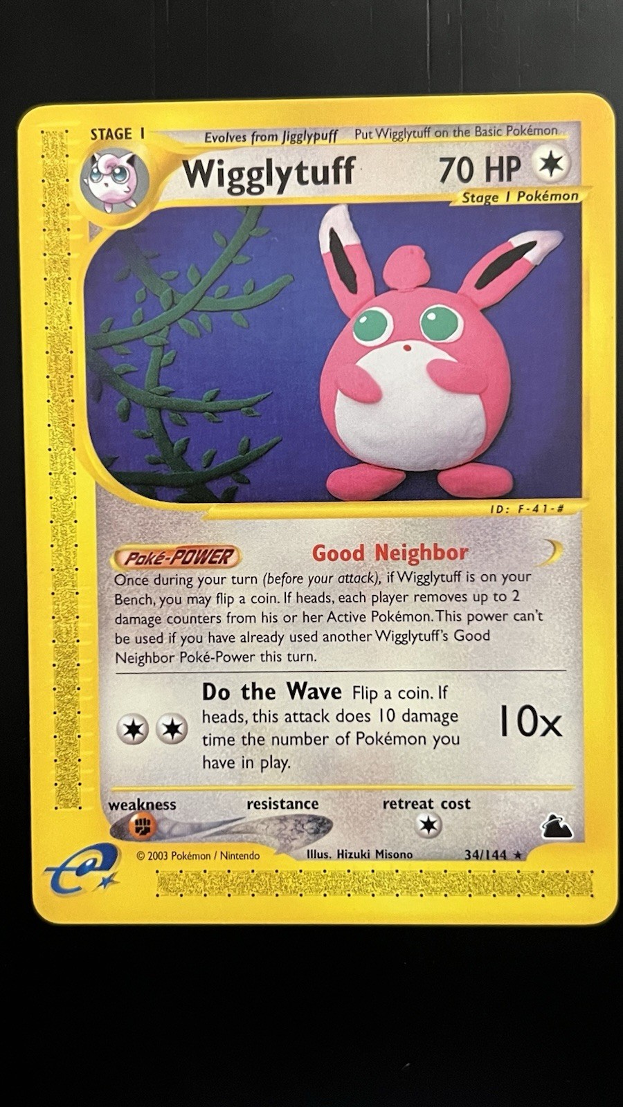 Wigglytuff 34/144 NM Skyridge Regular Pokemon TCG