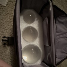 Glass photography sphere s with canon camera bag