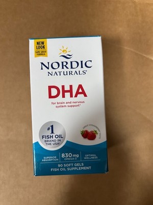 Nordic Naturals - DHA Brain and Nervous System Support 90 Soft Gels EXP 07/2026
