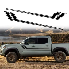 Compatibler with Vinyl Sticker Car Side Body Decals Sports Racing Stripes Wai...