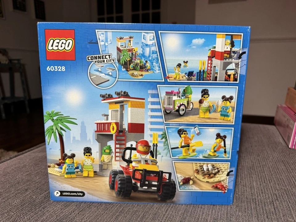 LEGO 60328 City Beach Lifeguard Station - BNISB - Brand New - Boxed - MINT - Image 2 of 4