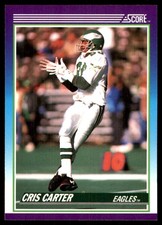 Cris Carter 1990 Score 100 Hottest #30 Philadelphia Eagles NFL READ FREE SHIP