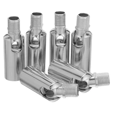  6 Pcs Swivel Chandelier Adapter Sloped Ceiling Lamp Light Converter