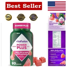 Power+ Women's Multi - 90 Count Strawberry Gummies for Health & Wellness Support