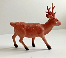 Vintage Japan CELLULOID Christmas Deer REINDEER 4 tall 5 long