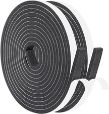 Foam Strips with Adhesive 1/2" X1/4", Neoprene Weather Stripping High Density Fo