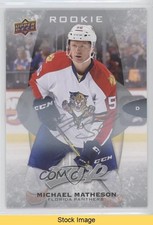 2016-17 Upper Deck MVP High Series Silver Script Michael Matheson #286 READ 7l6