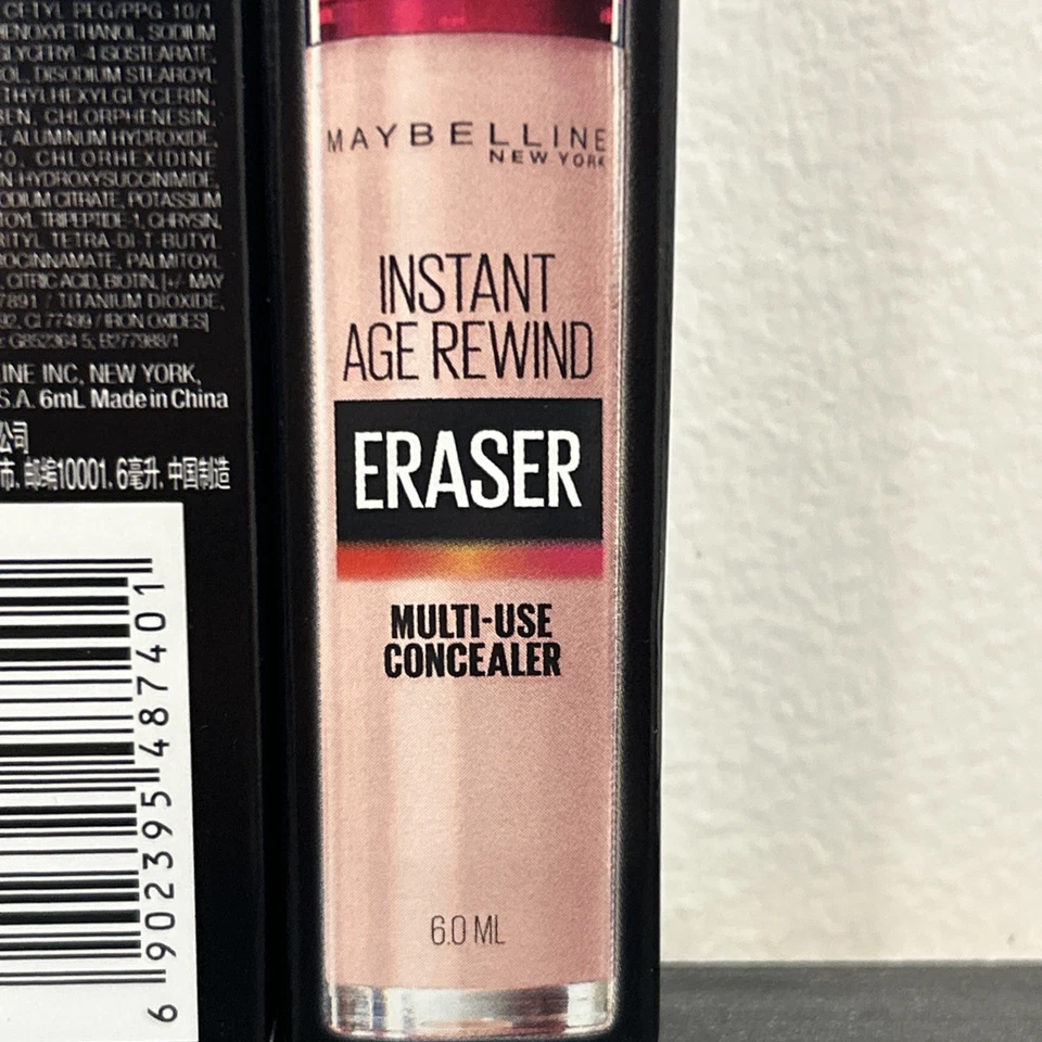 3x Maybelline Instant Age Rewind Eraser Multi‑Use Concealer 6 ml Shade 110 Fair - Image 4 of 4