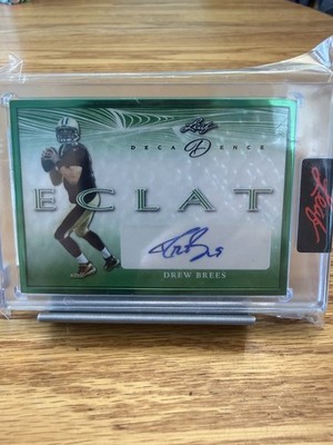 2022 Leaf Decadence #E-DB1 Drew Brees /4 Eclat Autographs Sealed