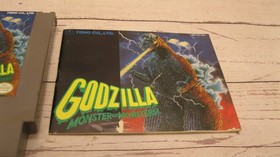 NES Godzilla Monster of Monsters Nintendo Entertainment Toho Japan w manual