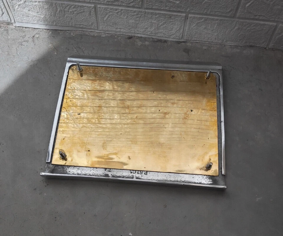 Juego de 2 placas de metal de aleación de pie alfombrilla para estribo Packard vintage Foto 3 de 3