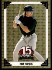 Marketplace image: 2025 Leaf Metal 15th Ann. Mark McGwire Super Prismatic Gold 1/1 Superfractor