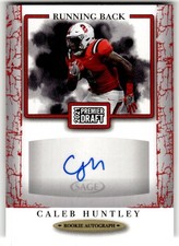2021 SAGE Premier Draft Caleb Huntley Autographs Red #A114 Auto