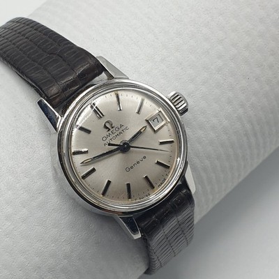 Omega Seamaster Automatik Genève Date Vintage Damenuhr 21mm Swiss Made 70er