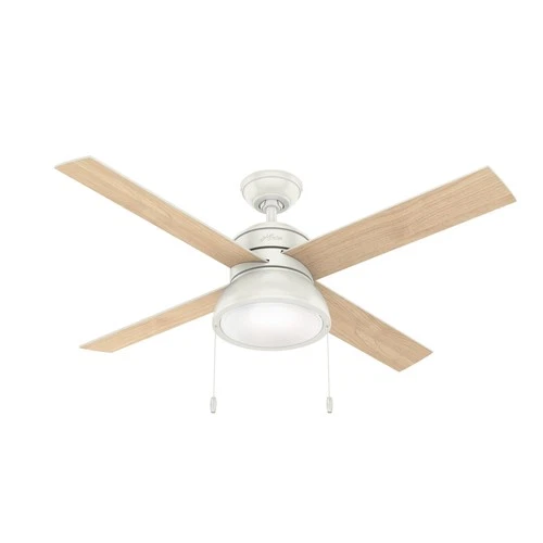 Hunter Fans - Loki 52 Inch Ceiling Fan with LED Light Kit and Pull Chain-Fresh - Picture 1 of 4