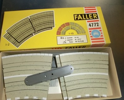 Kurve 4 Stk.  Autobahn Faller AMS 4772