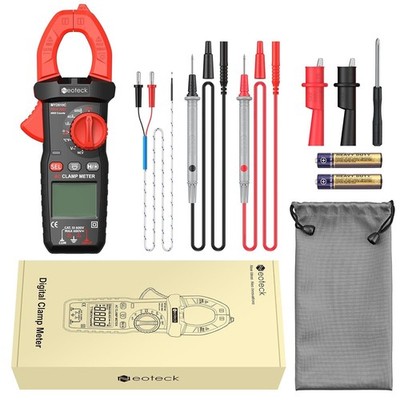 Pinza Amperimetrica Digital Multimetro De Pinsa Gancho AC/DC Probador Voltaje US