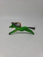 Native American Navajo Folk Art Green 5" SPIRIT HORSE ORNAMENT CHANDLER BEGAYE