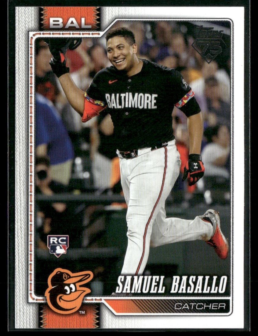 Samuel Basallo Rookie 2026 Topps Series 1 Baltimore Orioles #104