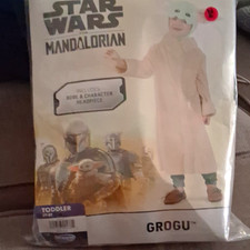 Rubie's Star Wars Mandalorian Grogu Toddler Costume 3T-4T w/ Headpiece