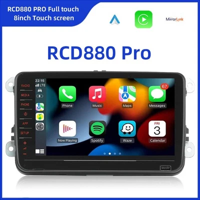 Für VW Golf Tiguan 8zoll RCD330 2 880 PRO Carplay Android Auto Autoradio Stereo - Bild 1 von 4