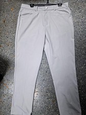 Puma Golf 101 5 Pocket Tech Pants - 36x30 - Light Gray