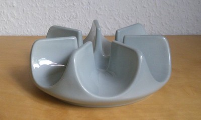 Arzberg Porzellan Stövchen Hans Wilhelm Seitz grau D. 16,5 cm wie neu