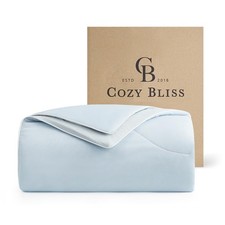 Cooling Comforter Queen Size Dual-Sided, Ultra-Soft Cooling Blankets for Hot ...