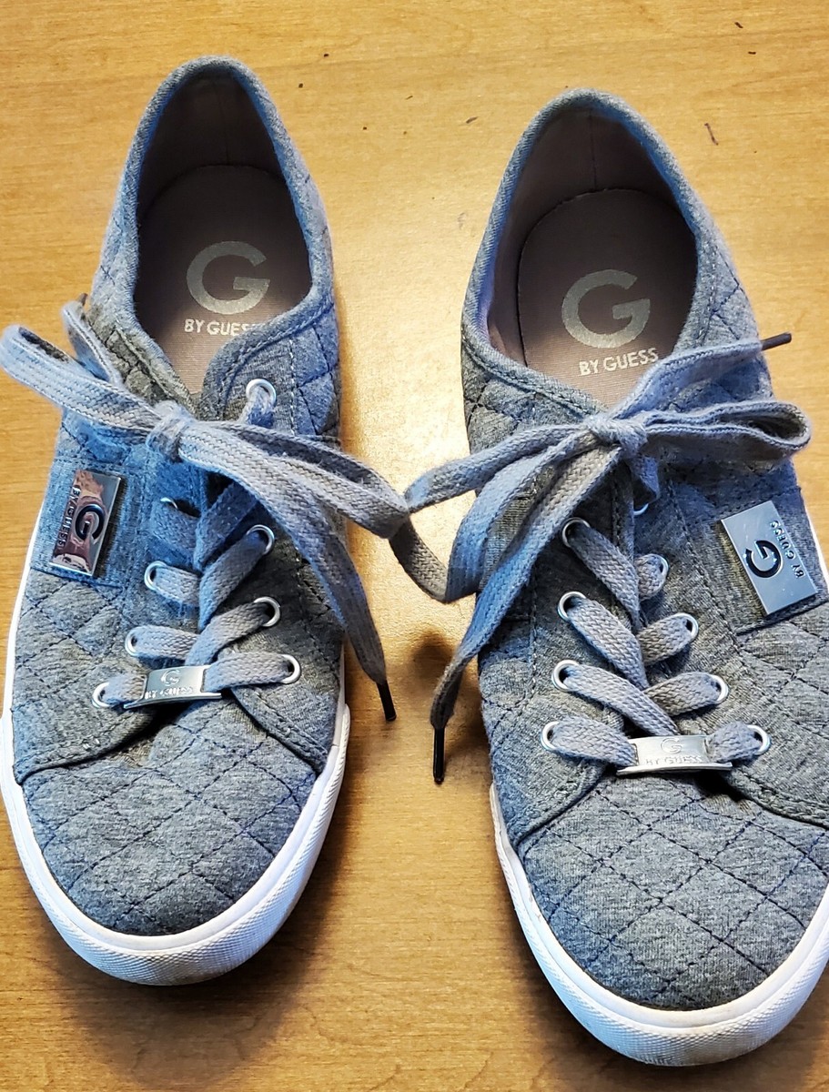 G By Guess Women's Shoes Grey With White Soles
