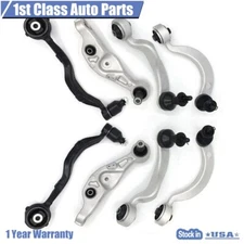 8PCS Front Upper & Lower Control Arm Ball Joint Kit for Lexus LS460 2007-17 RWD