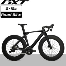 BXT Carbon Road Bike Hydraulic Disc Brake SHIMANO R7120 Ultralight Road Bike 24S
