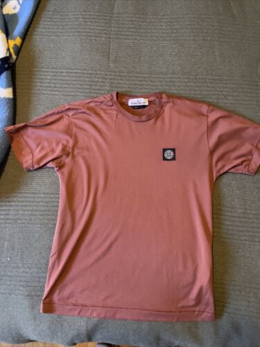 Stone Island T Shirt, Mahogany Brown, Small, Auth… - image 1