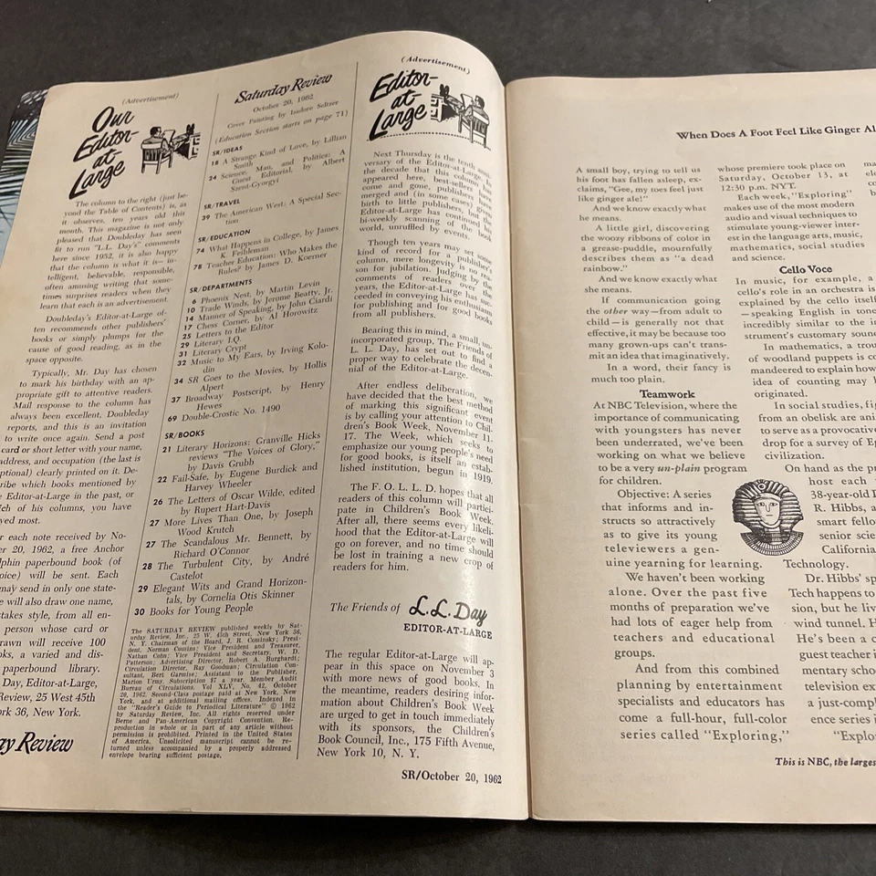 Vintage Magazine: Saturday Review - October 1962 / The American West / KRP Foto 3 de 4