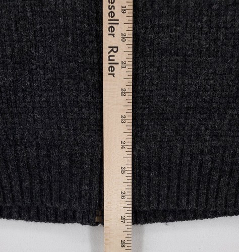 Pendleton 100% Wool Full Zip Sweater Vest Gray Fleece Lined Mens M - Picture 6 of 7