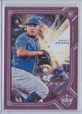 2022 Diamond Kings ANGEL ZERPA Kansas City Royals ROOKIE PLUM FRAME #81  RC I