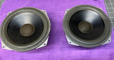 2X Paradigm Titan Series Bookshelf Speaker 6  Woofer Drivers Only NEED FOAMING 