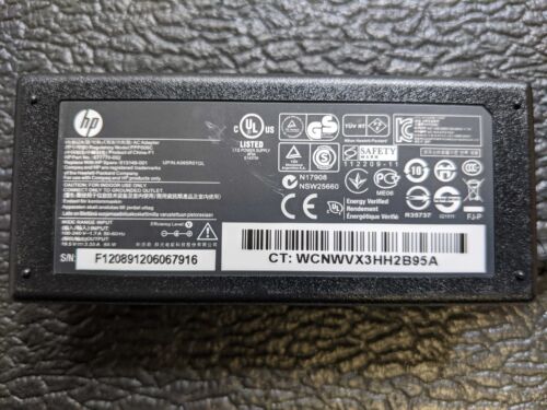 NUEVO HP Cargador Portátil Adaptador de Alimentación de CA 65W Punta Azul 4.5mm 19.5V 3.33A - Imagen 1 de 8