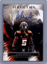 2023 Panini Chronicles Draft Picks #OA-AAU Alex Austin Origins Autographs