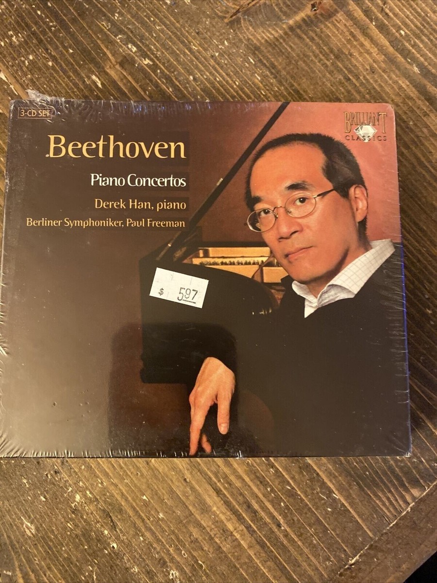 Beethoven: Piano Concertos - Derek Han 3 Disc CD --FREE Shipping