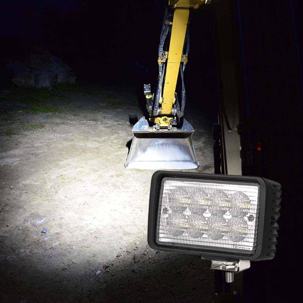2x LED Front/Rear Flood Light Fit Komatsu Crawler Excavator P130