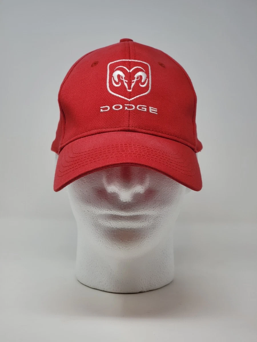 Dodge Ram Red Fitted Cap Hat Grab Life By The Horns Dodge