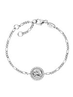 Herzengel HEB-ANGELI-ZI MäDchen Armband Schutzengel Sterling-Silber 925 Weiß 15