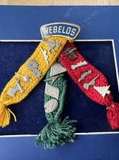 BSA Boy Scouts Of America 🇺🇸 Webelos Ribbon with 15 pins